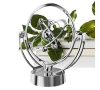 Perpetual Motion Machine Desk Toy - Magnetic Rotating Sculpture, Earth-Inspired Kineetic Device | Multipurpose Stress Reliief Desktop Stress Reliever, Science Physics Gadget for Offices Home Décor