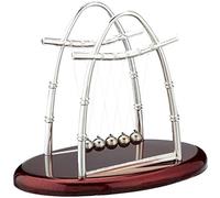Perpetual Motion, Newtons Cradles, Sail Shape Balance Pendulum Balls with Red Base, Swinging Physics Toys, Stress Relief Cool Desk Accessories for Office Decor, Newtons Cradles Pendulum