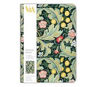Perpetual Planner Diary - 148 x 210mm - Leicester Wallpaper Botanical V&A Museum Design - Artistic Stationery - Undated Journal Diary