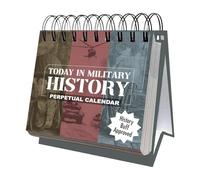 Perpetual War History Calendar, 365 Days Educational Spiral Bound, A Page a Day a History Trivia Facts & Achievements, Gift for The Histories Enthusiast