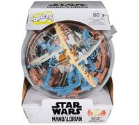 Perplexus Star Wars - The Mandalorian 3D Ball Maze with 80 Galactic Obstacles from the Star Wars Universe with Interactive Rotary Knob, Ages 8+
