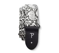 Perri’s Leathers Ltd. - Guitar Strap - Faux Snakeskin - White - Adjustable - For Acoustic/Bass/Electric Guitars - Made in Canada (VGS-7552)