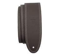 Perri’s Leathers Ltd. - Guitar Strap - Leather - Double Stitched - Brown - Adjustable - For Acoustic/Bass/Electric Guitars - Made in Canada (BDS-174)