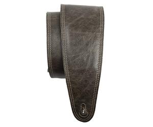 Perri’s Leathers Ltd. - Guitar Strap - Leather - Padded - Vintage Brown - Adjustable - For Acoustic/Bass/Electric Guitars - Made in Canada (BM35PD-7134)