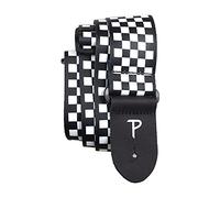 Perri’s Leathers Ltd. - Guitar Strap - Polyester - Checkered - Adjustable - For Acoustic/Bass/Electric Guitars - Made in Canada (LPCP-591)
