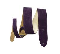 Perri’s Leathers Ltd. - Guitar Strap - Suede - Sheepskin Pad - Purple - Adjustable - For Acoustic/Bass/Electric Guitars - Made in Canada (DL325S-204)