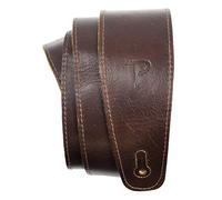 Perri’s Leathers Ltd. - Guitar Strap - The Africa Collection - Chocolate - Adjustable - For Acoustic/Bass/Electric Guitars - Made in Canada (AFR25-6875)