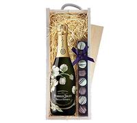Perrier Jouet Belle Epoque Brut Champagne & Champagne Truffles, Wooden Box | 2014 Vintage 75cl 12.5% abv