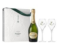 Perrier-Jouët Grand Brut Champagne, 75 cl with 2 flutes (Pack of 6)