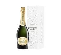 Perrier-Jouët Grand Brut Non Vintage Champagne, 75cl with Gift Box | Blend of 50 Crus with Floral & Fruit Notes, Elegant French Heritage, Pairs Well with Poultry and Vanilla, Luxury Gifting
