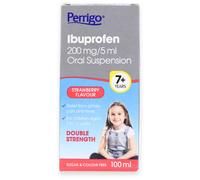Perrigo Ibuprofen 200mg/5ml Oral Suspension 100ml