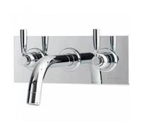 Perrin & Rowe Perrin and Rowe Wall Mounted 3 Hole Basin Set - 3334 Chrome Finish