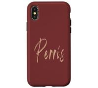 Perris California Vintage elegant design Case for iPhone X/XS