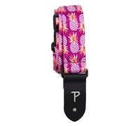 Perri's Leathers FWS15-7128 Nylon Ukulele Strap - 1.5", Purple Pineapples