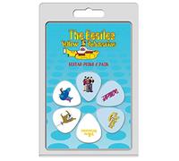 Perri's Leathers LP-TB3 The Beatles Guitar Picks, 6-Pack,Yellow