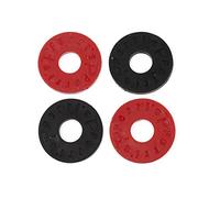 Perri's Leathers Ltd. Black/Red Guitar Strap Locks (SLK-7218)