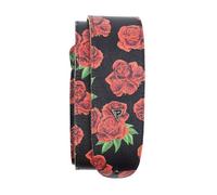Perri's Leathers Ltd. - BOHO - Red Rose - Direct to Garmet Leather Guitar Strap - Adjustable Length - For Electric, Acoustic, and Bass Guitars - Made in Canada