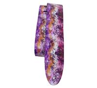 Perri's Leathers Ltd.- Guitar Strap- Direct To Leather- Pink Crystal- Adjustable - For Acoustic/Bass/Electric Guitars - Made in Canada (P25DTL-11038)