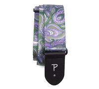 Perri's Leathers Ltd.- Guitar Strap- Polyester- Paisley- Adjustable - For Acoustic/Bass/Electric Guitars - Made in Canada (LPCP-7298)