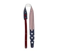 Perri's Leathers Ltd.- Guitar Strap- USA Flag- Adjustable- For Electric/Acoustic/Bass Guitars- Made in Canada (P25PLPD-7529)