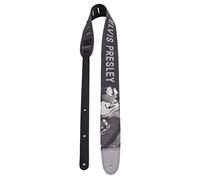 Perri's Leathers P25EPV-8196 Elvis, Leather Guitar Strap with High Resolution Imaging