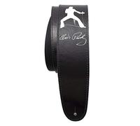 Perri's Leathers P25EPV-8199 Elvis, Leather Guitar Strap with High Resolution Imaging