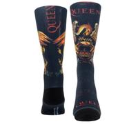 Perri's Leathers Queen Full Color Crest DYE SUB, 001, O Socks, Black, 10