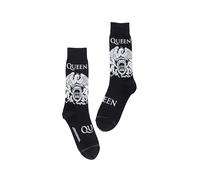 Perri's Leathers Queen Gift Box, 001, O, Mens Socks, Black, 10