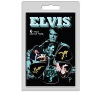 Perri's Picks ELVIS PRESLEY™ - VARIETY PACK GUITAR PICKS - Pack of 6 - Various Licensed Designs
