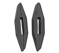 Perri's Rubber Rein Stops, Black, One Size