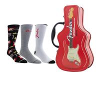 PERRI'S SOCKS - Fender Guitar Tin with 3 Pairs of Socks