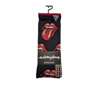 PERRI'S SOCKS Rolling Stones Allover Distressed Socks, Black, 28