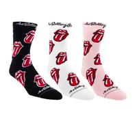 Perri's Socks The Rolling Stones Women's Assorted Crew Socks - RSC372-005, Multicolor, One size