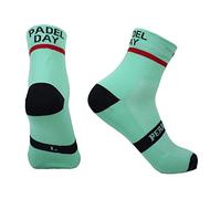 PERRO LOCO CLOTHES Padel Socks Anti-Blister Compression Breathable Anti-Bacterial Compression. Double Reinforcement in Metatarsal Zone. (UK, Numeric, 11.5, 14, Regular, Regular, Blue)