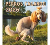 Perros Cagando 2026: 24 bellas fotos | Regalo original y divertido para mujeres, hombres, niños, colegas y amigos | Agenda única y con mucho humor ... de los animales (fiestas, cumpleaños, bromas)
