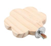 perrot Cage pletform - Small Wooden Play Deck, Durable budgei Activity Stand, Interactive Cage Accessory Encouraging Movement | Elevated Resting surfece Providing Comfort Across Aviary SetupsI