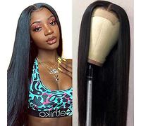 Perruque Lace Front Bresilienne Cheveux Naturels 4x4 Lace Closure Wig Humains Cheveux Perruque Real Remy Virgin Free Part With Baby Cheveux Silky Straight For Black Femme Grade 8a 14 Pouce