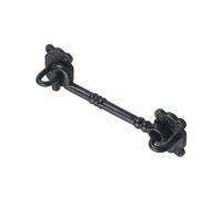 Old Hill Ironworks 102mm Antique Cabin Hook, Black, Including Fixings