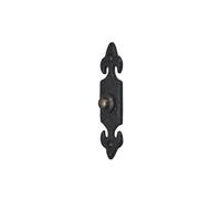 Perry 120mm X 30mm No.4363 Old Hill Ironworks Fleur De Lys Door Bell Push