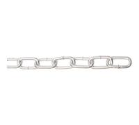 Perry 2.5mm X 19mm No.300 Straight Link Side Welded Chain - 30M Reel - Zinc Plated