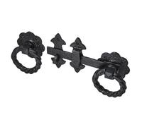 Perry 210mm 8" No.4416 Old Hill Ironworks Fleur De Lys Heavy Duty Twisted Ring Gate Latch