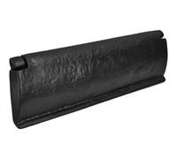 Old Hill Ironworks 295mm x 80mm Antique Rectangular Interior Letter Tidy Plate - Black