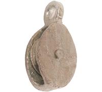 Perry 38mm No.261/c Single Awning Cast Pulley - 32mm Cast Bzp Wheel - Prepacked