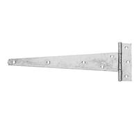 Perry 400mm 16In No.121 Medium Tee Hinge Pair - Zinc Plated Heavy Duty Gate Shed Door