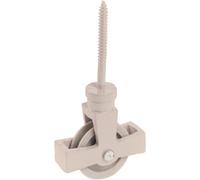 Perry 44mm No.41 Single Screw Cast Pulley - 44mm Nylon Wheel Prepacked