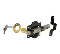 Perry 50mm Long Throw Gate Lock Single Sided Garden Shed Door 5 Keys Uk Security
