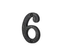 Perry 76mm No.4366 Old Hill Ironworks Door Numerals (Number 6)