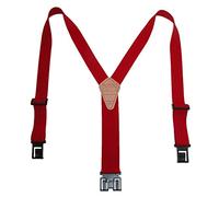 Perry Braces Men's Elastic Hook End Braces, Red(Size: One Size)