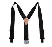 Perry Braces Men's Elastic Hook End Braces (Tall Available), Tall, Black