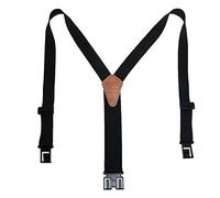 Perry Braces Men's Tall Elastic Hook End Braces, Black